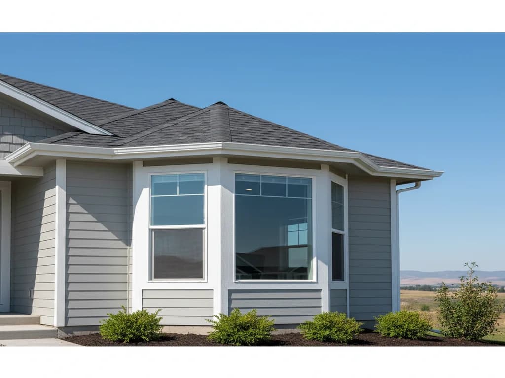 Bay window projection on the front of a home — Bay & Bow Windows in Eagle, Ada County, Idaho